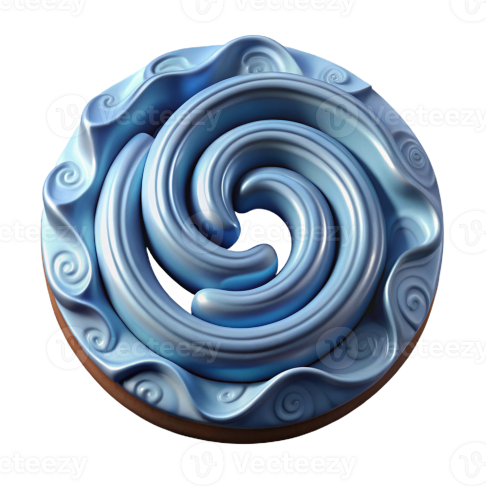 dramatic creative Repeating Wave Pattern Time Loop Cutout genuine png