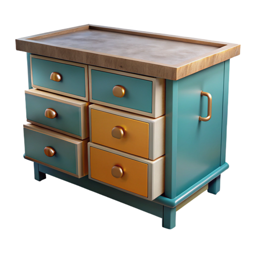stunning creative Repurposed Drawer Kitchen Island Cutout detailed png