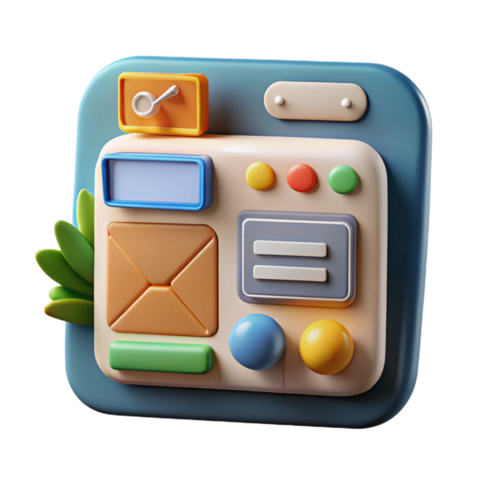 elegant rustic Responsive Interface User Experience Design Cutout detailed png