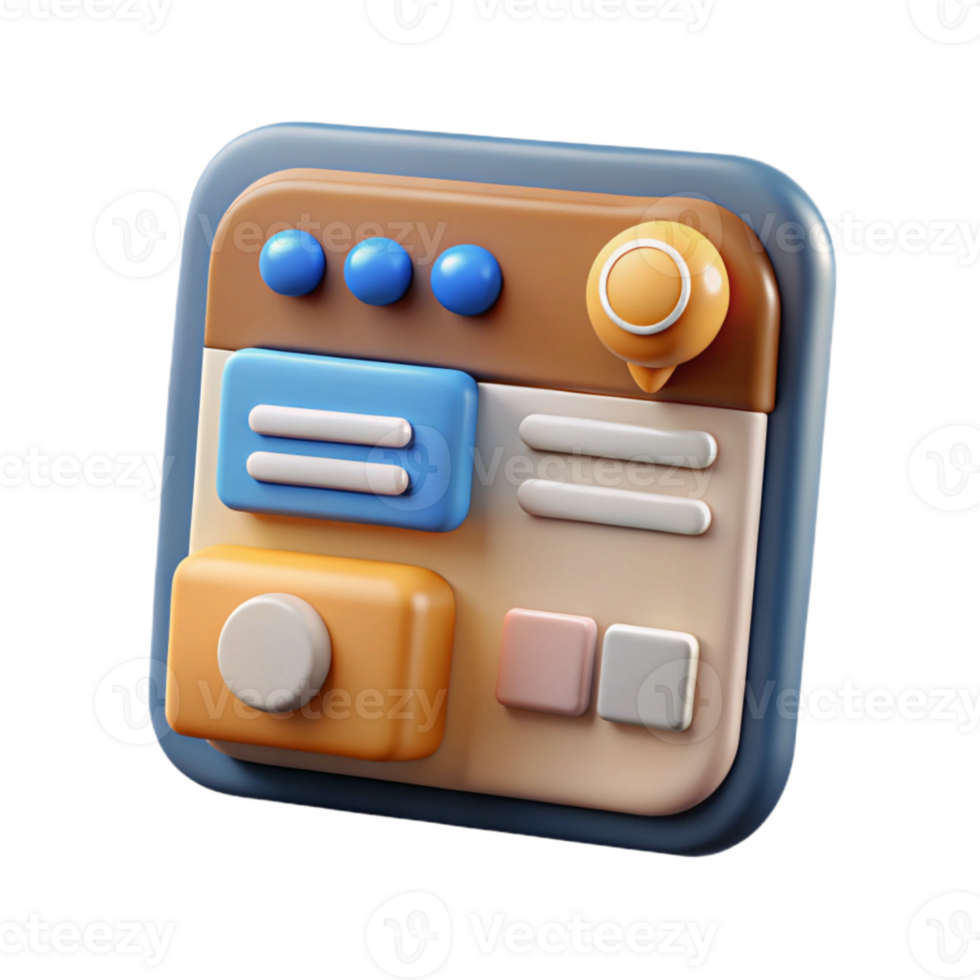 magnificent artistic Responsive Interface User Experience Design Cutout original png
