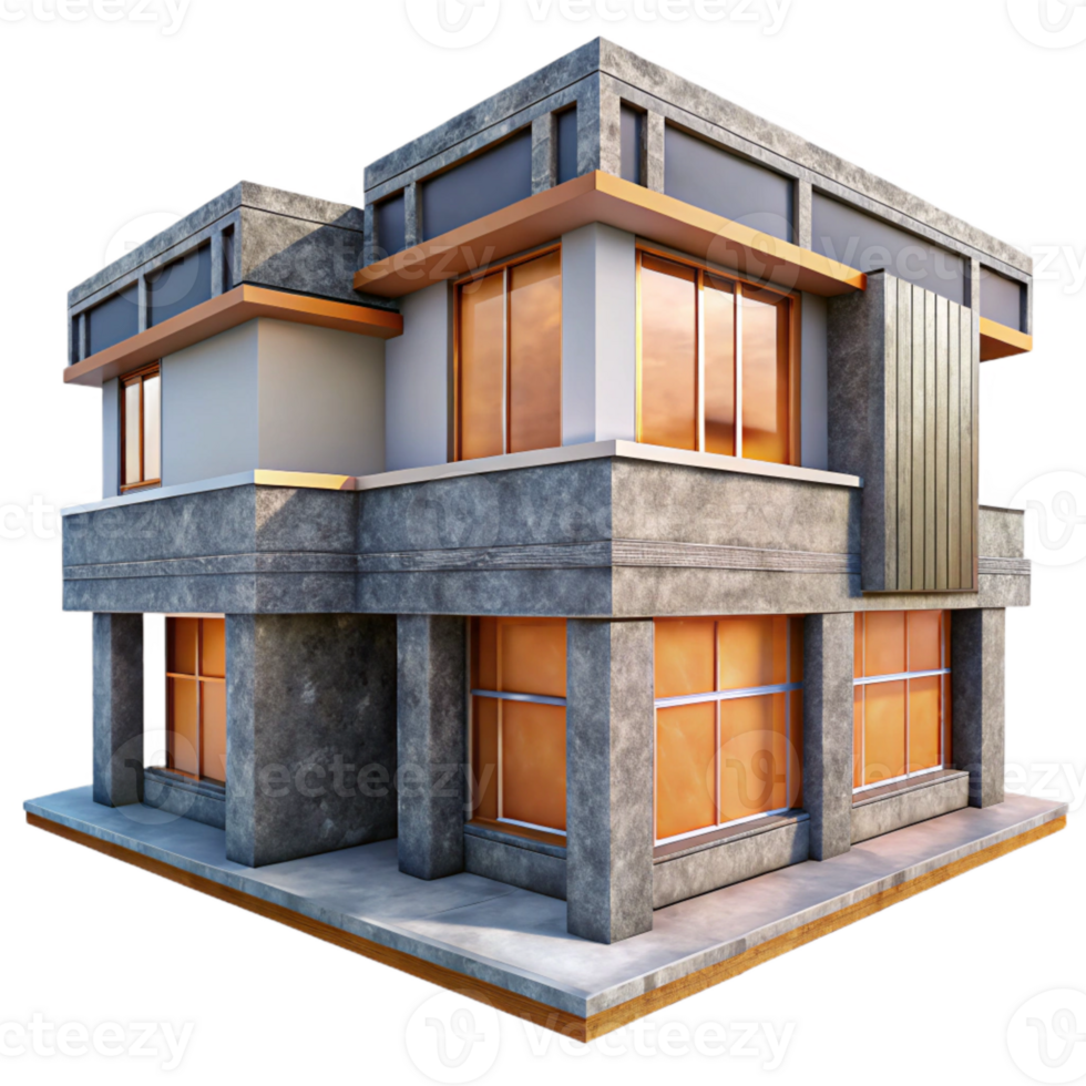 wonderful traditional Residential Building Exterior Modern Style Isolated high quality png