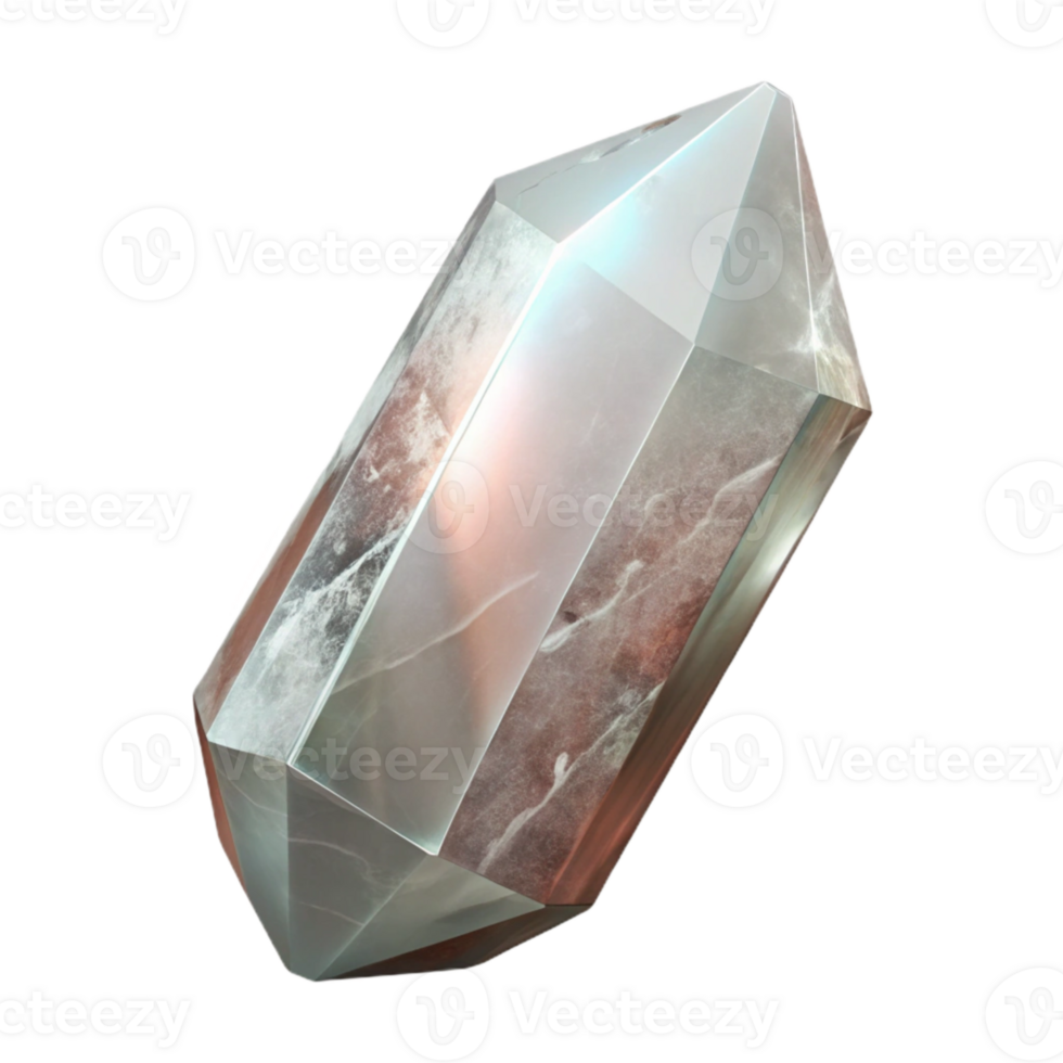 impressive modern Rock Crystal Clear Quartz Point Transparent Background high resolution png