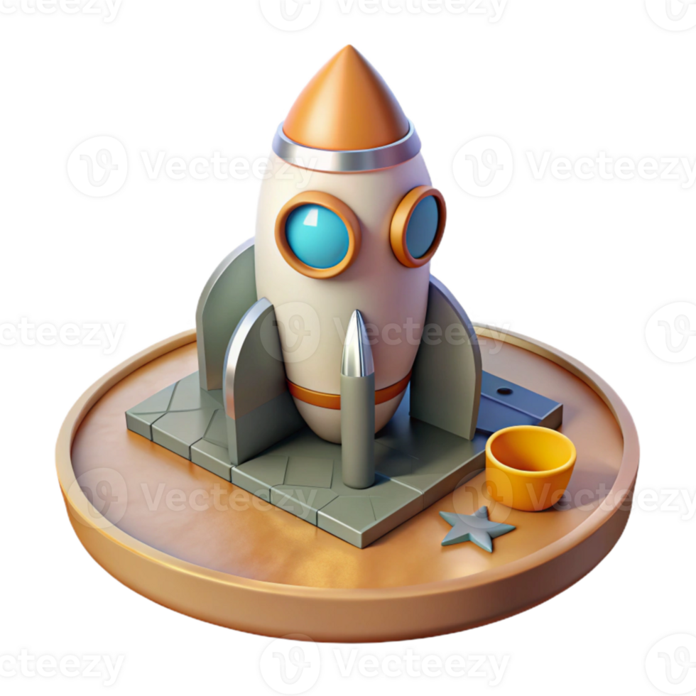 stunning modern Rocket Launch Pad Cutout exclusive png
