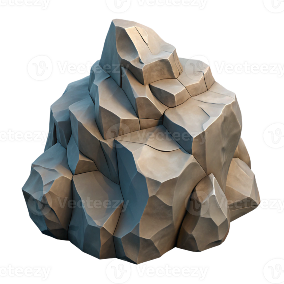 wonderful abstract Rock Formation Jagged Edges Isolated Cutout png