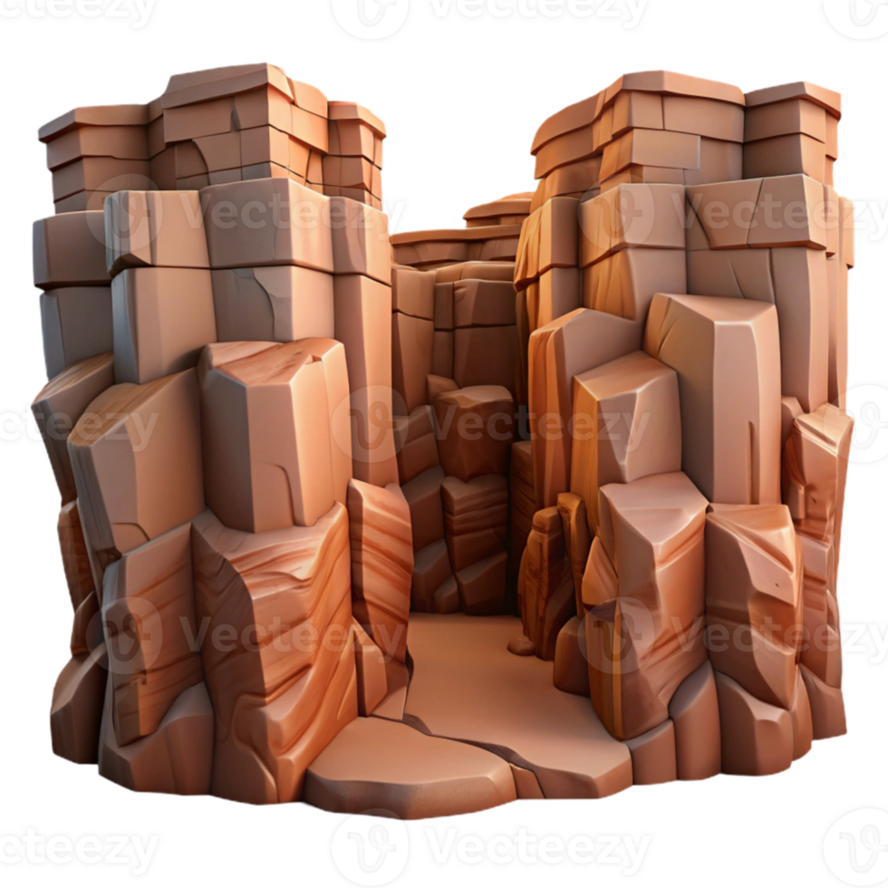 stunning contemporary Rocky Canyon Walls Cutout Dramatic Lighting high resolution png
