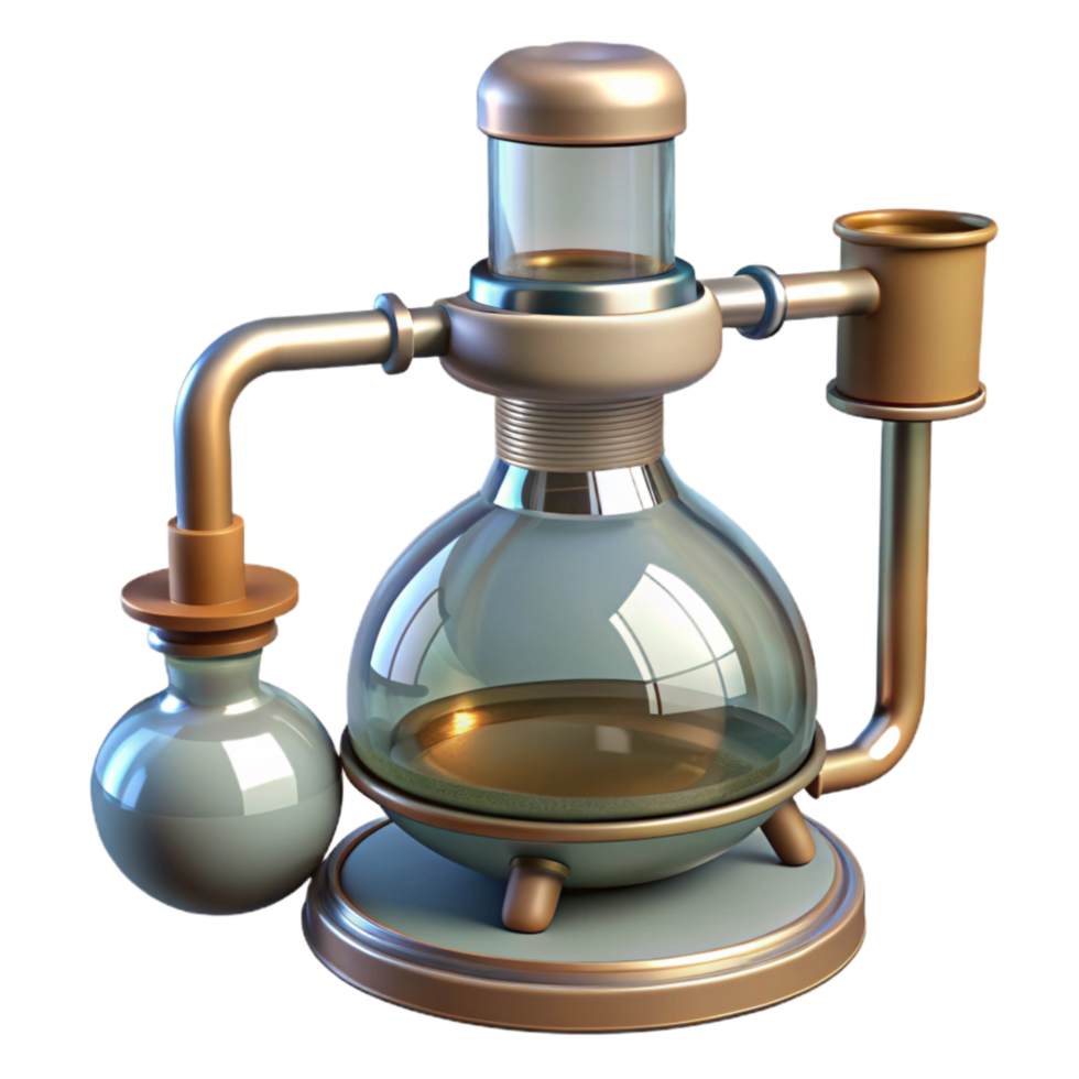 extraordinary contemporary Rotary Evaporator Angled View Cutout Transparent Background original png