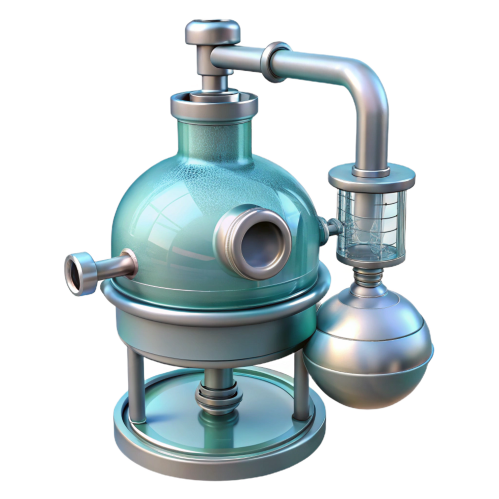 wonderful contemporary Rotary Evaporator Condenser Detail Transparent Background high resolution png