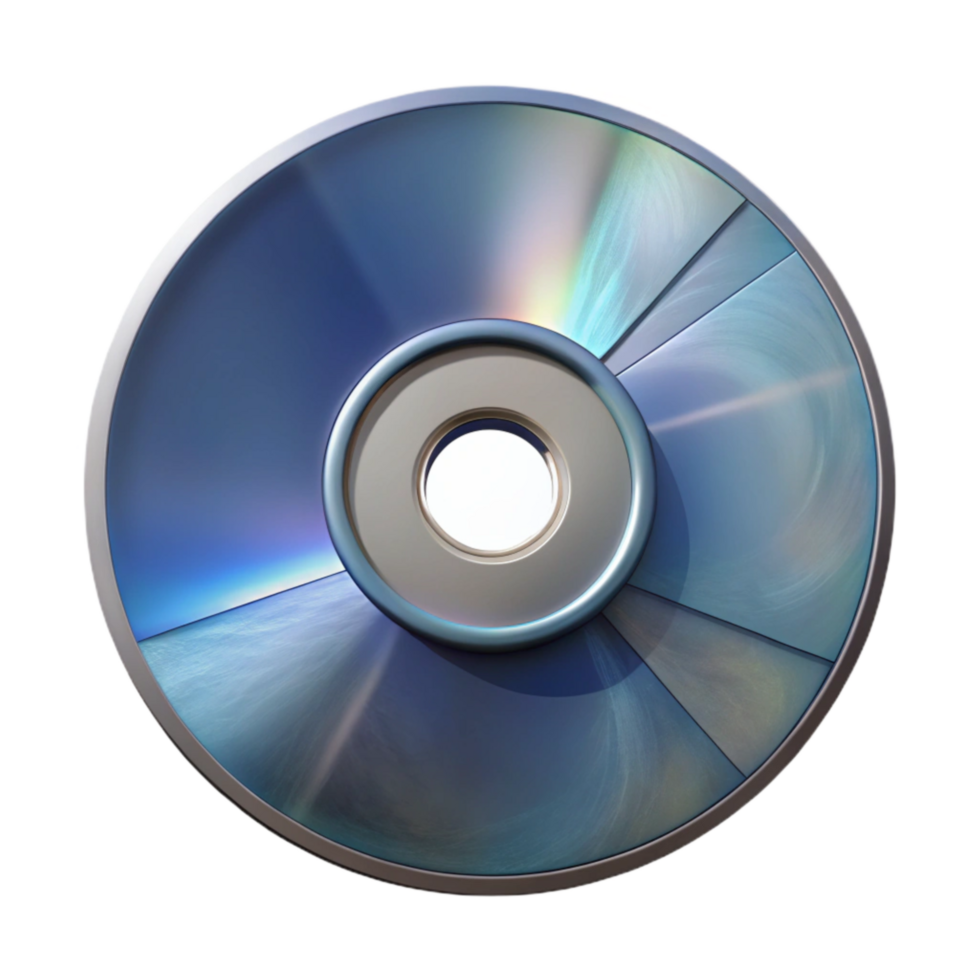 magnificent minimalist Rotating Cd Disc Data Reflection Cutout Element png