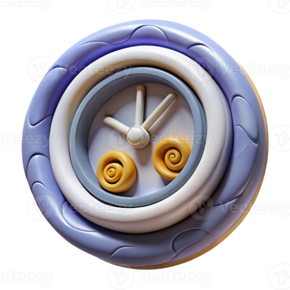 beautiful abstract Rotating Clock Hands Time Spiral Cutout high resolution png
