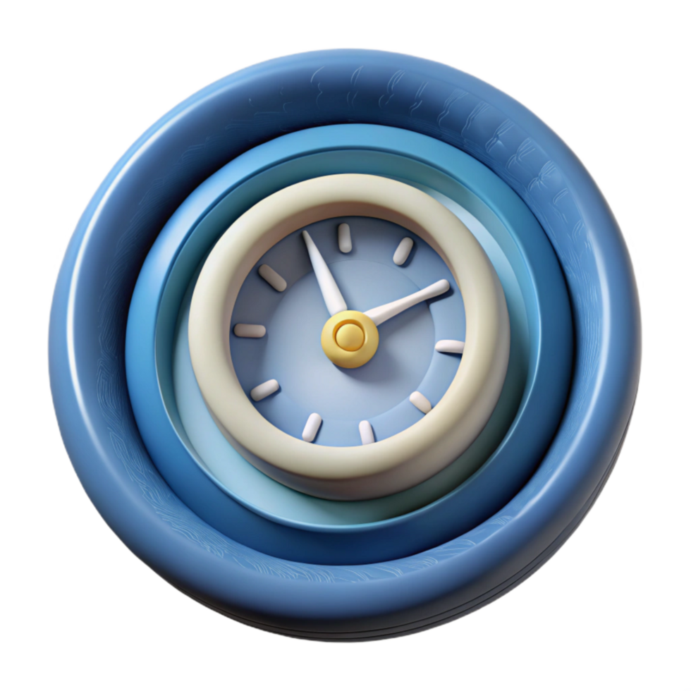 beautiful classic Rotating Clock Hands Time Spiral Cutout original png