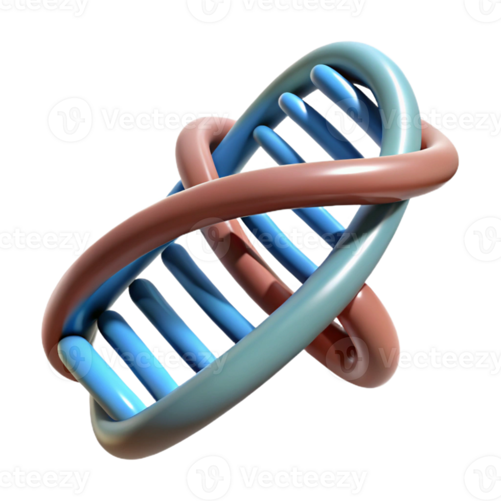 extraordinary vintage Rotating Dna Model Transparent Background Element genuine png