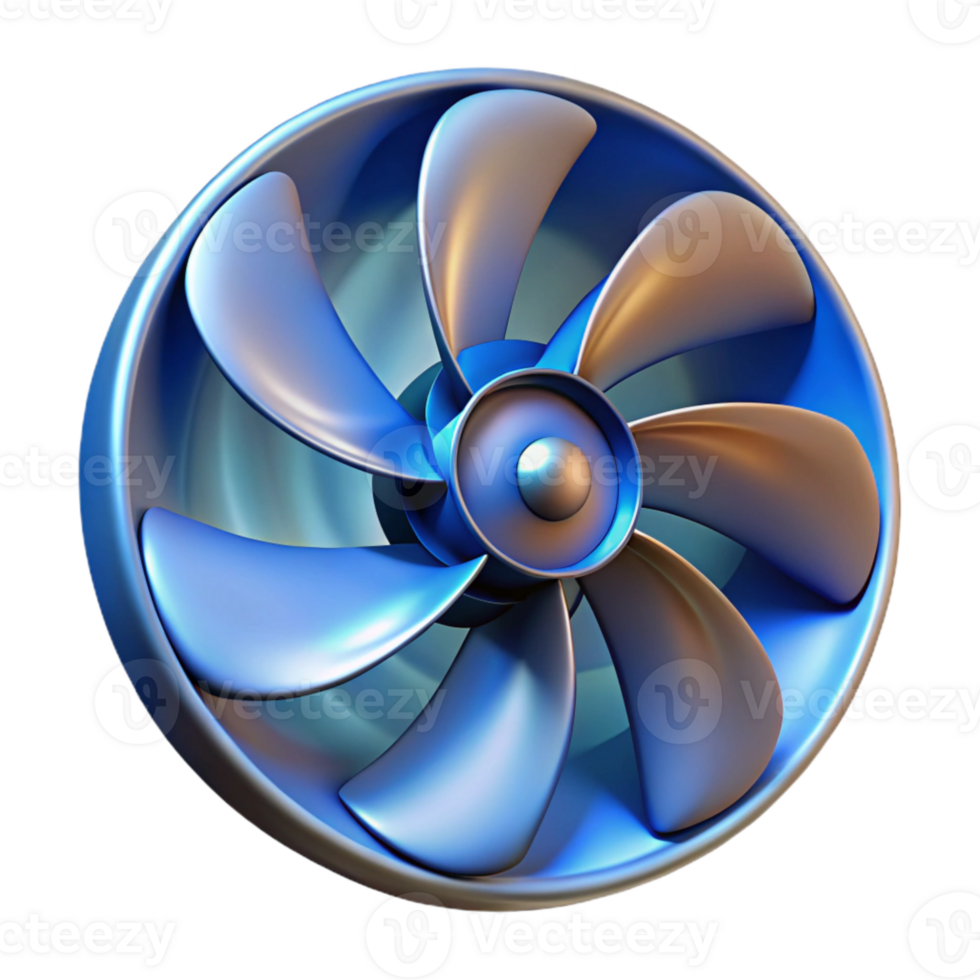 vibrant traditional Rotating Fan Blades Motion Blur Cutout Element authentic png