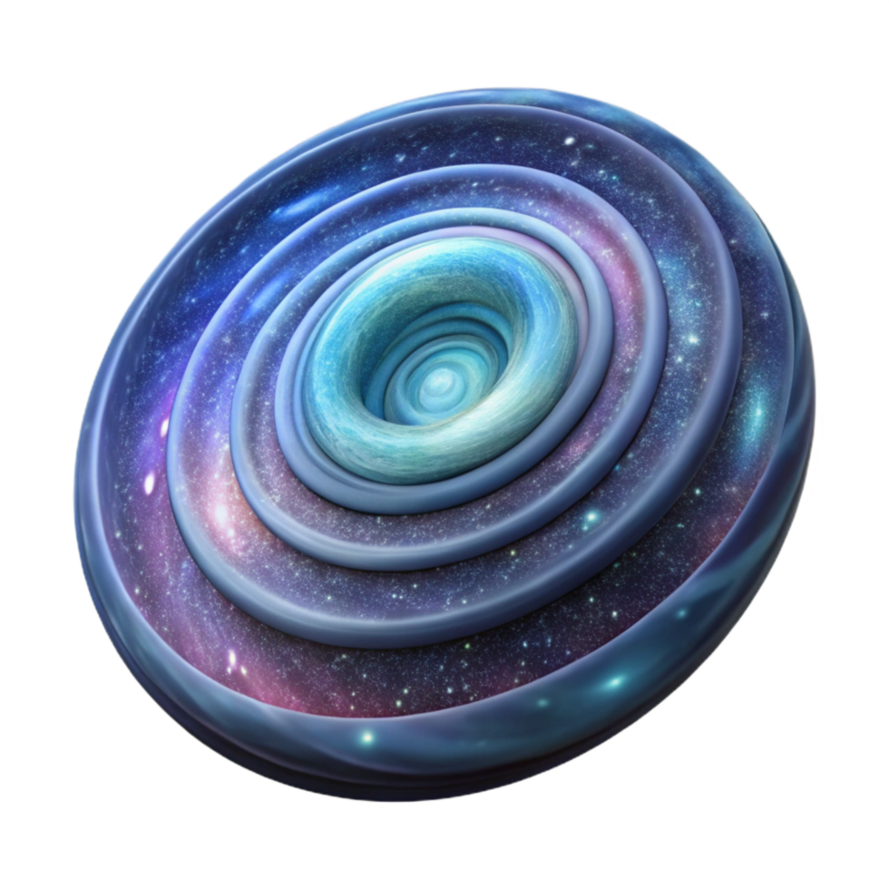 wonderful traditional Rotating Spiral Galaxy Starfield Transparent original png