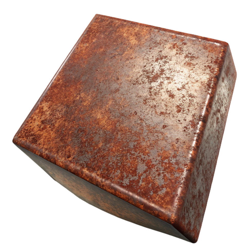 beautiful contemporary Rusted Metal Sheet Isolated exclusive png
