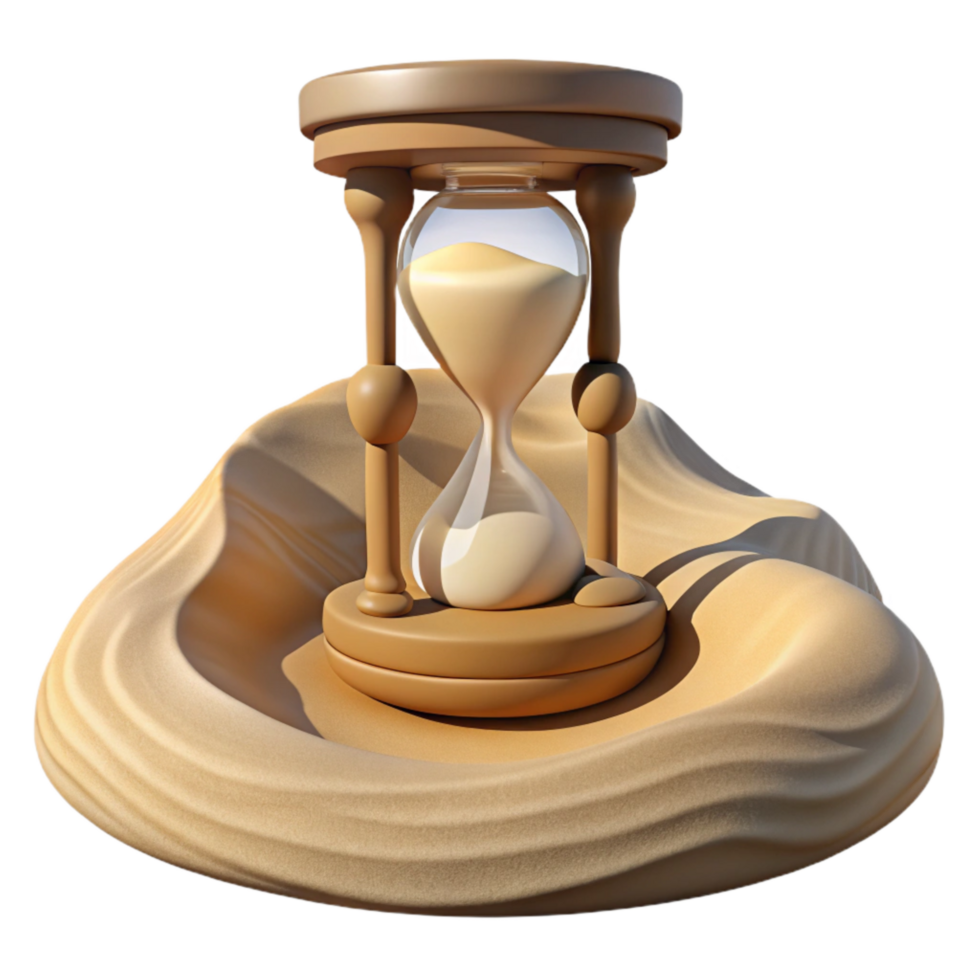 elegant traditional Sand Dune Representing Time Passing Cutout high resolution png