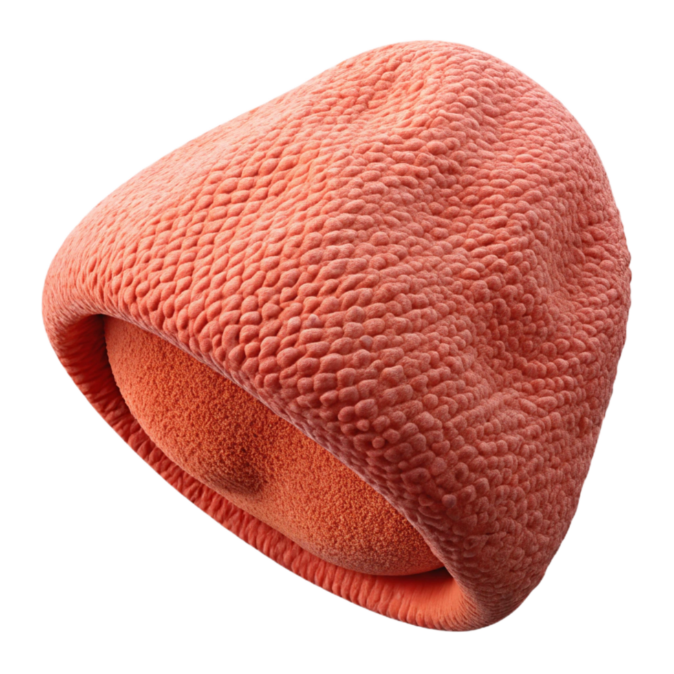 serene vintage Salmon Terry Cloth Close Up Texture Cutout authentic png