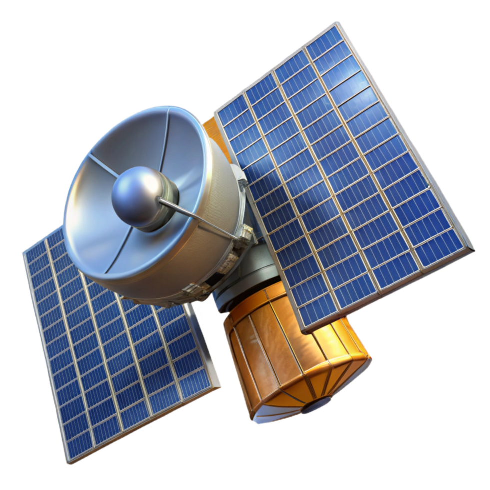 beautiful abstract Satellite Solar Panel Deployment Transparent authentic png
