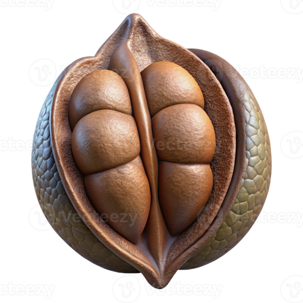 wonderful artistic Seed Pod Structure Isolated with Dark Background exclusive png
