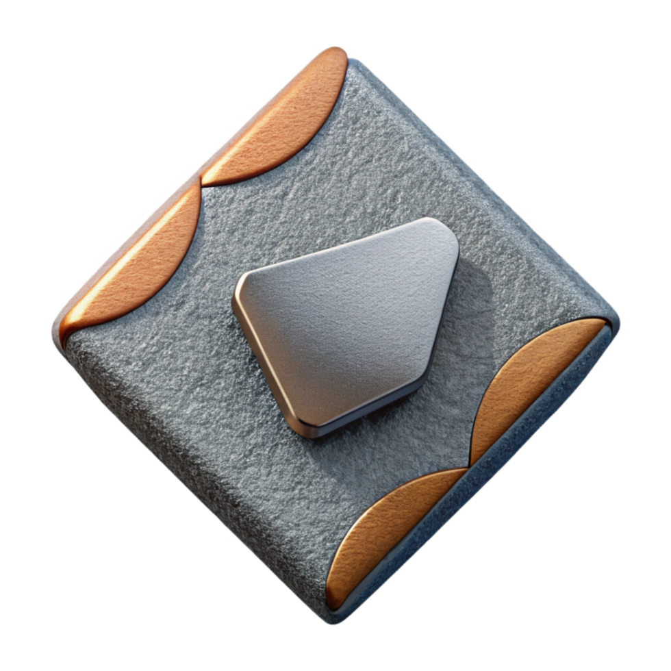 beautiful creative Shape Memory Alloy Fabric Folded Isolated Element genuine png