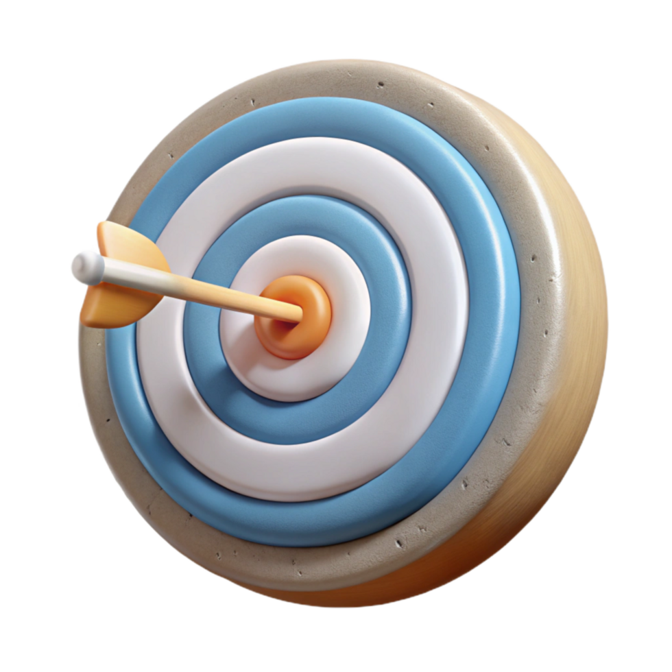 beautiful abstract Shared Goal Visual Target Symbol Isolated detailed png