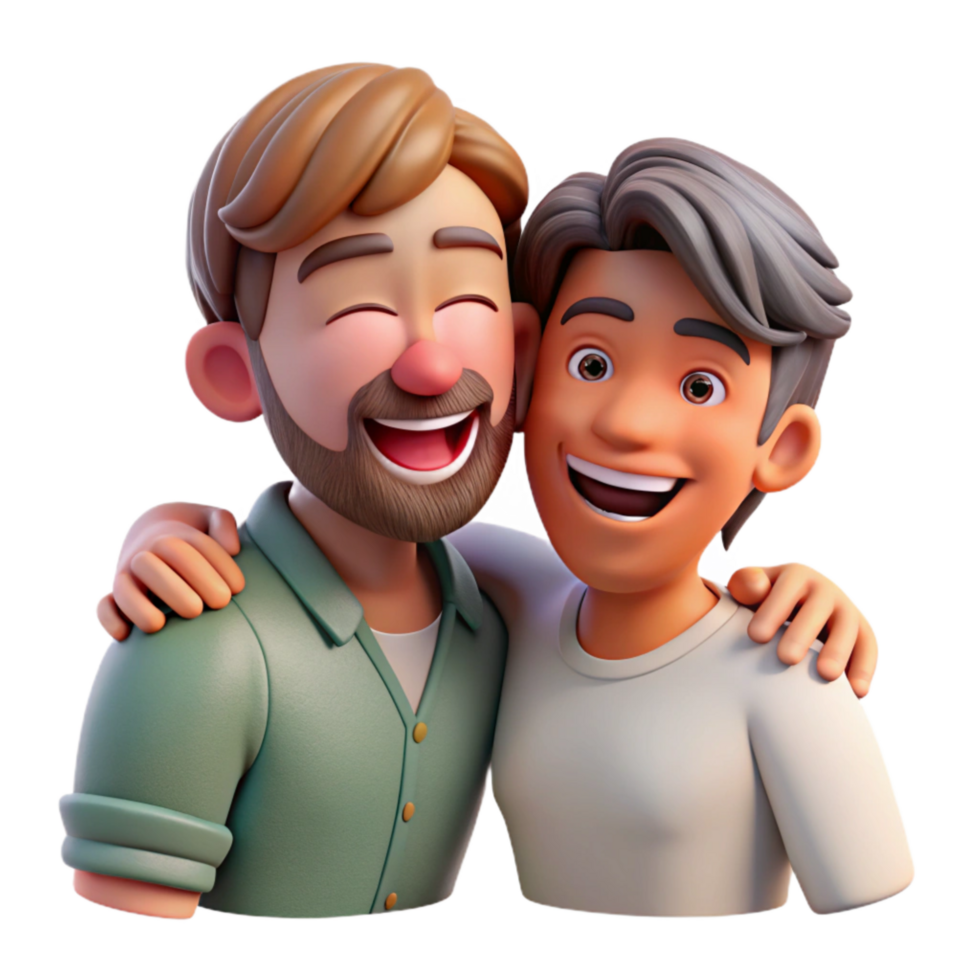 dramatic creative Sharing Joyful Moments Cutout premium png