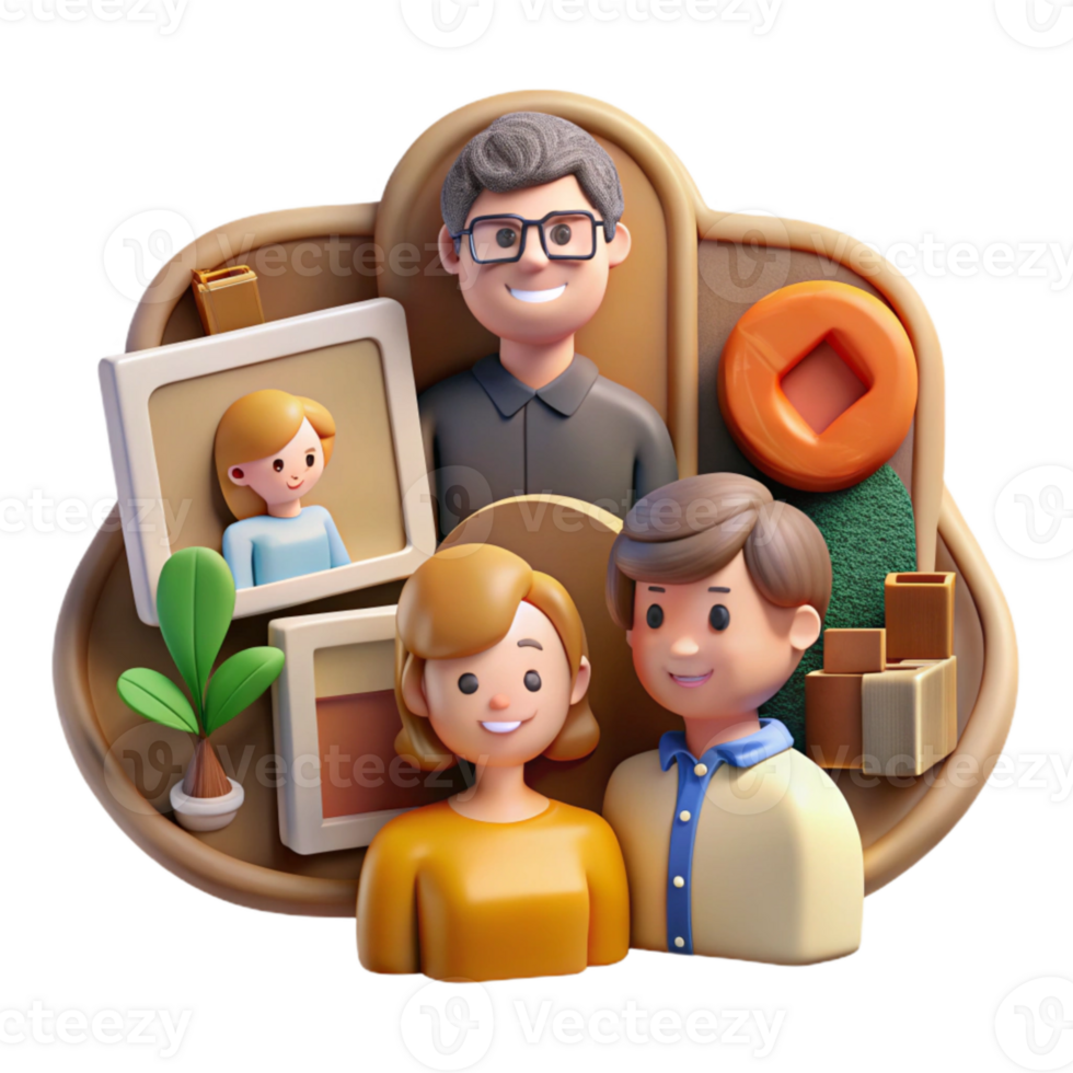 wonderful rustic Sharing Memories and Stories Cutout high quality png