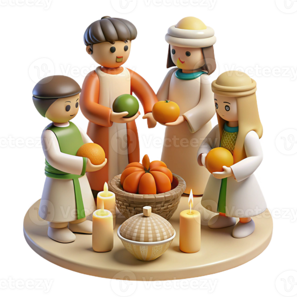 elegant contemporary Sharing Traditions and Customs Cutout professional png
