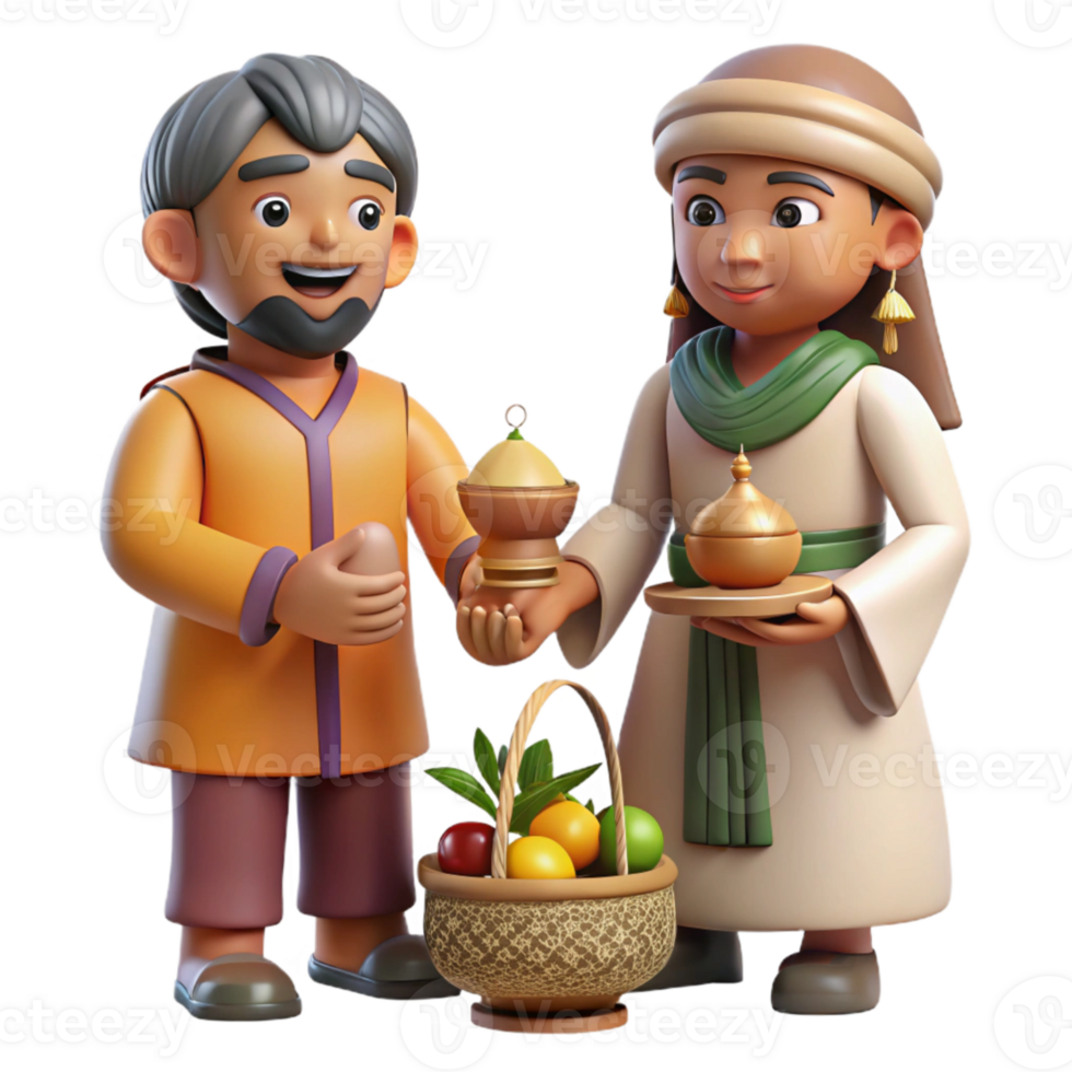 serene vintage Sharing Traditions and Customs Cutout authentic png