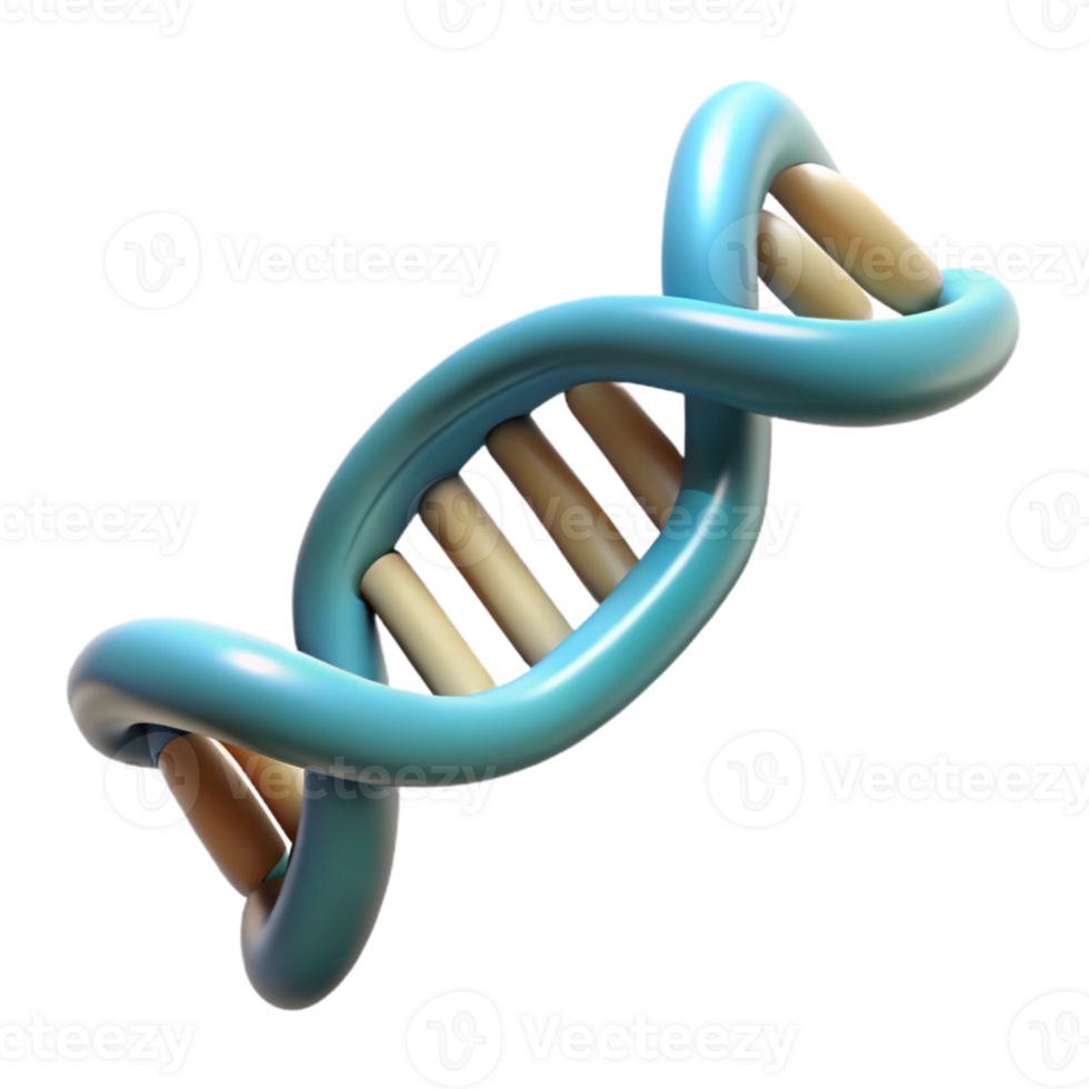 stunning modern Side View Dna Strand for Organic Data Isolated Element detailed png