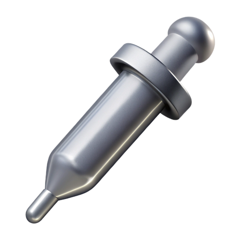 wonderful contemporary Silver Gray Artificial Pipette Isolated original png