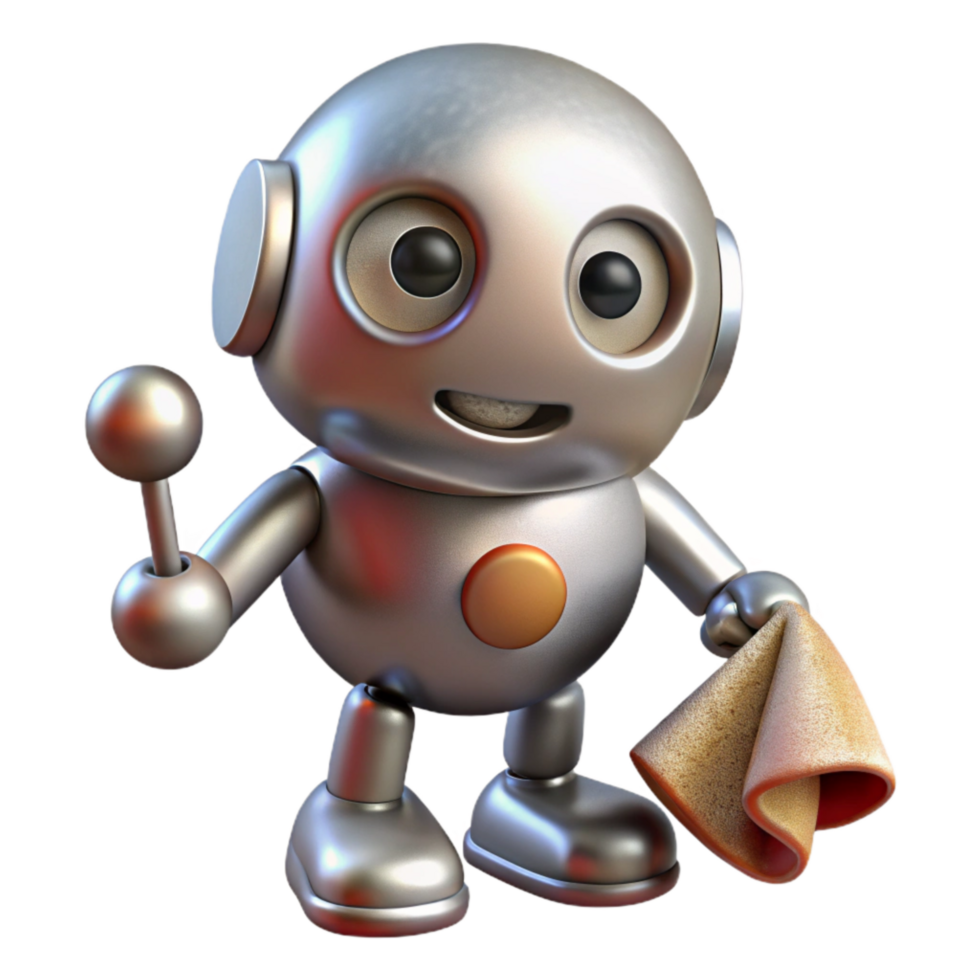 vibrant traditional Silver Nanobot Cleaning Wound Isolated Element premium png