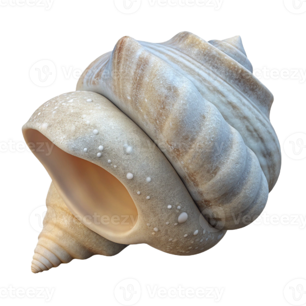 dramatic artistic Single Seashell on White Sand Transparent Background genuine png
