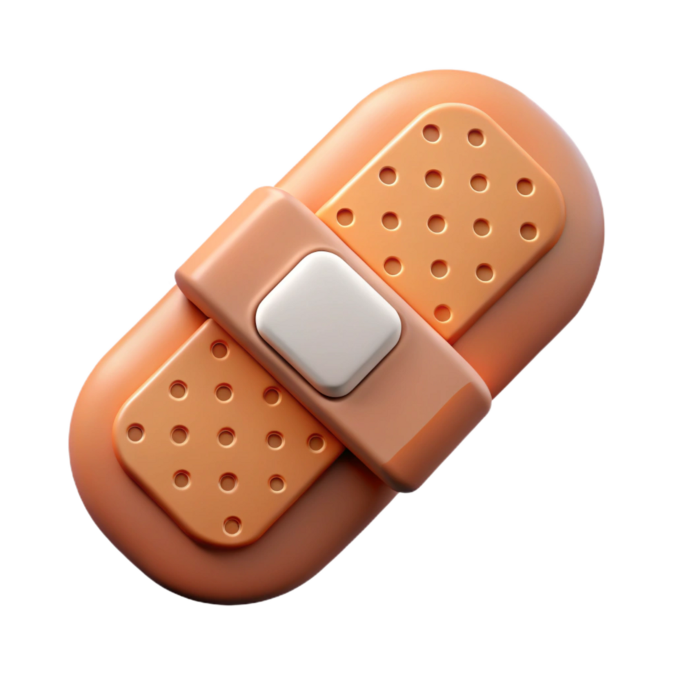 dramatic abstract Smart Bandage Applying Medication Cutout original png