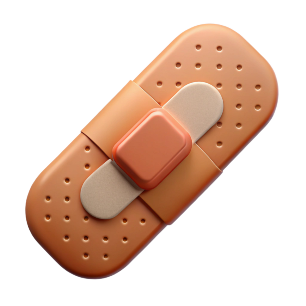 serene minimalist Smart Bandage Isolated Cutout high quality png