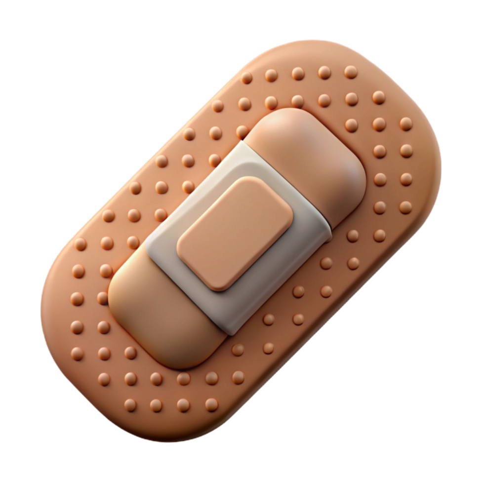 extraordinary minimalist Smart Bandage with Microchip Isolated exclusive png