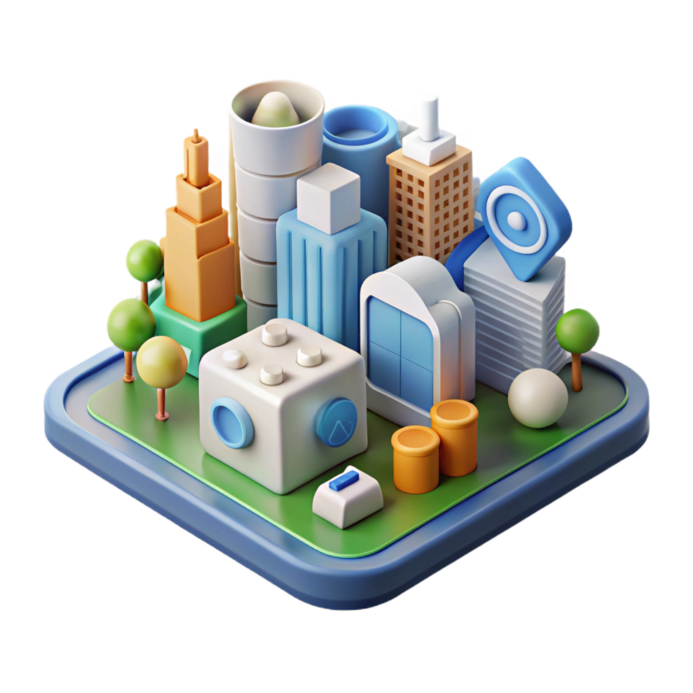 serene classic Smart City Governance Framework Cutout high resolution png