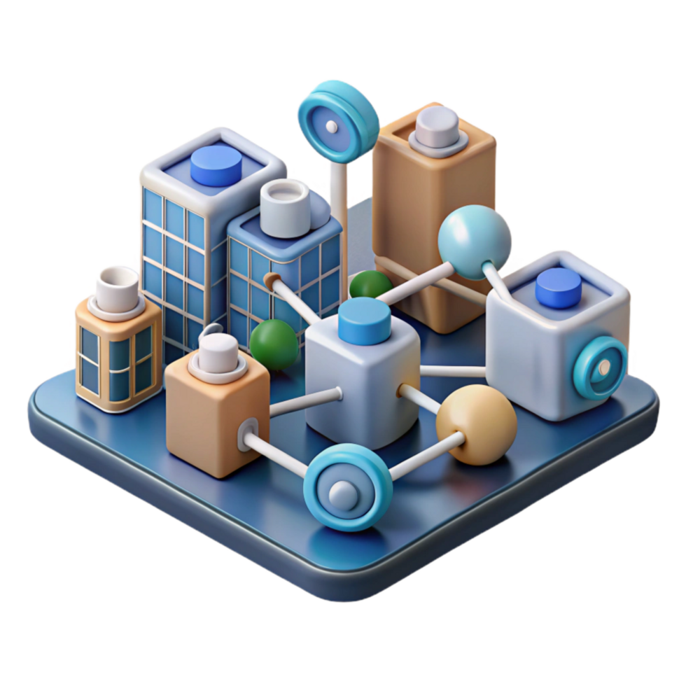 extraordinary rustic Smart City Infrastructure Network Diagram Transparent Background genuine png