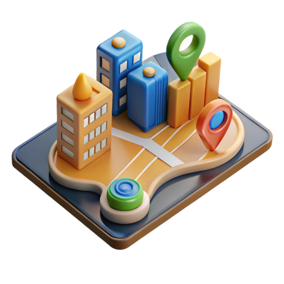 impressive classic Smart City Roadmap with Key Performance Indicators Transparent Background exclusive png
