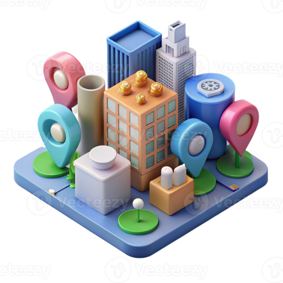 dramatic abstract Smart City Solutions for Enhanced Quality of Life Cutout genuine png