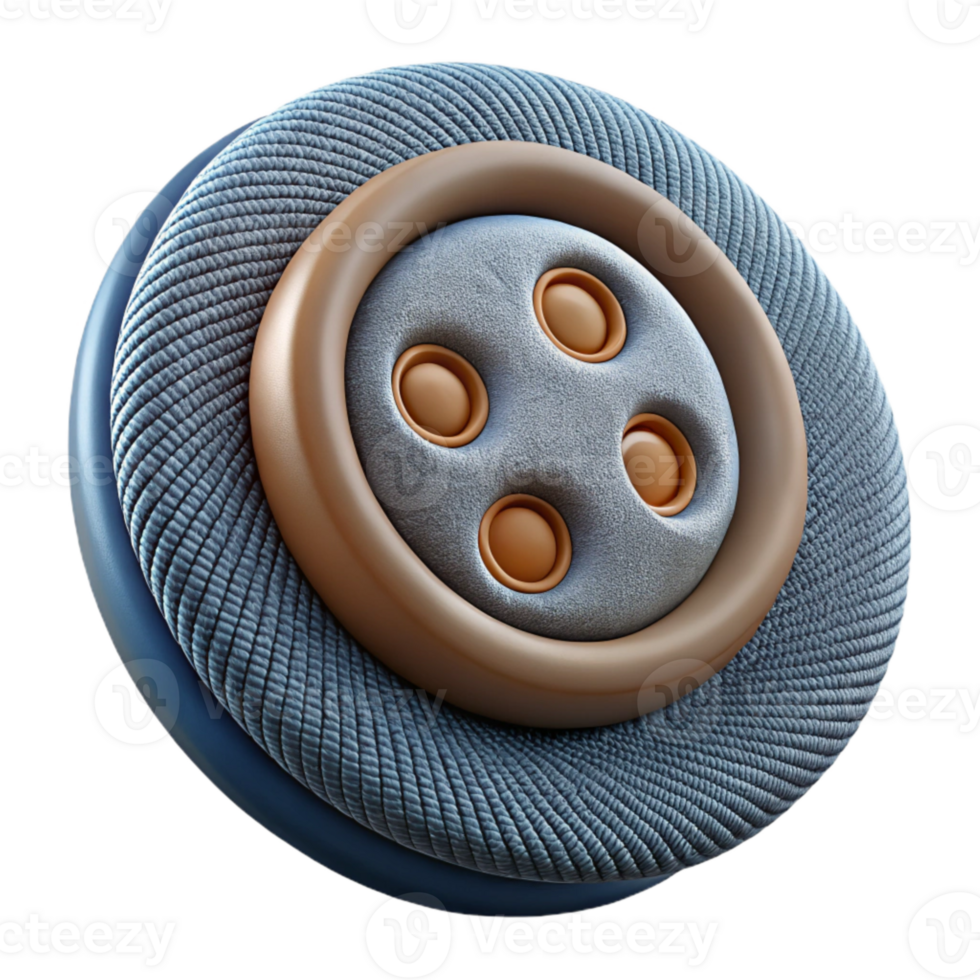 dramatic contemporary Smart Fabric Button Closure Isolated high quality png