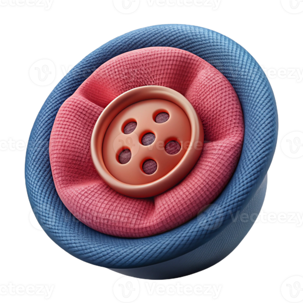 beautiful minimalist Smart Fabric Buttonhole Detail Isolated high quality png