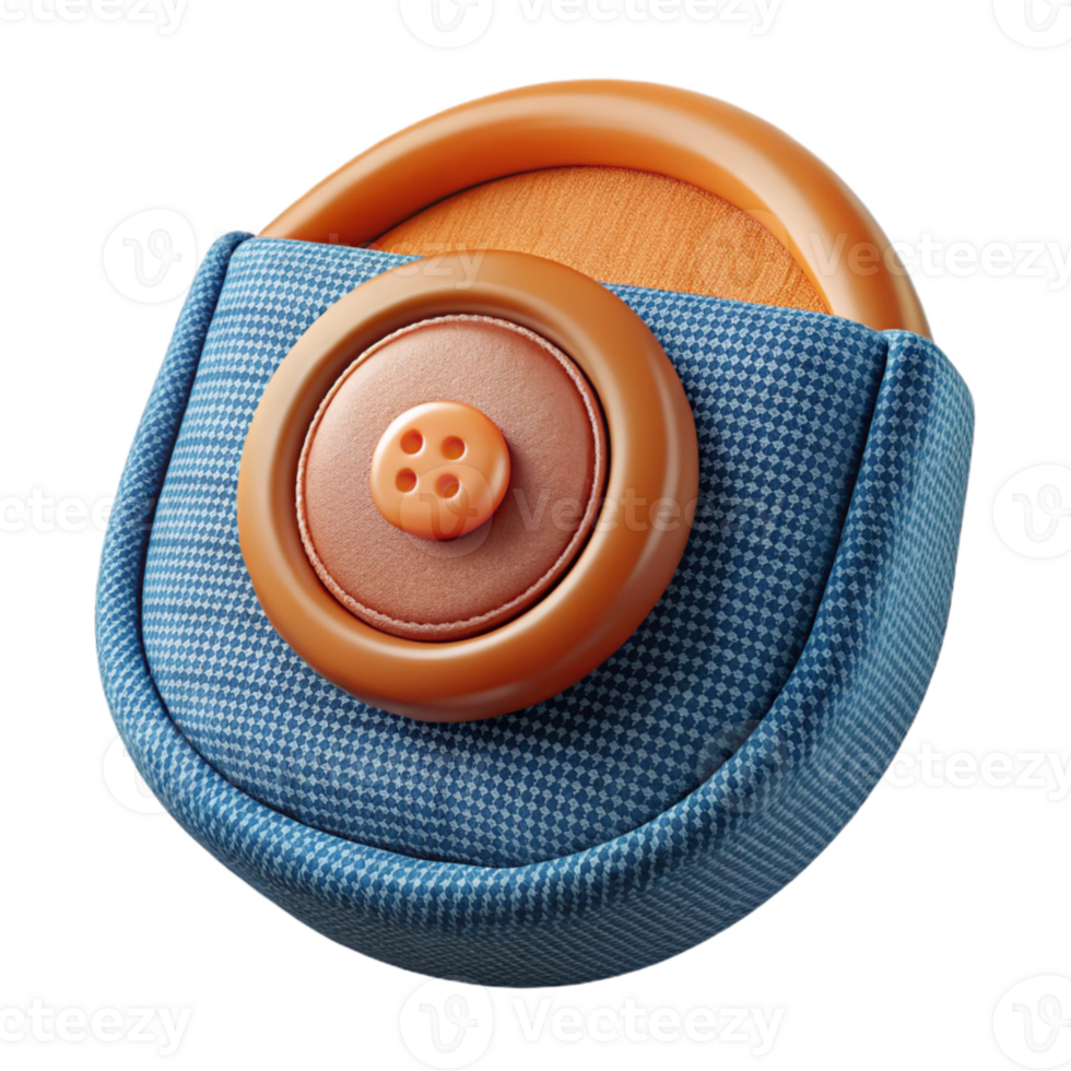 stunning minimalist Smart Fabric Pocket Button Detail Transparent Background png