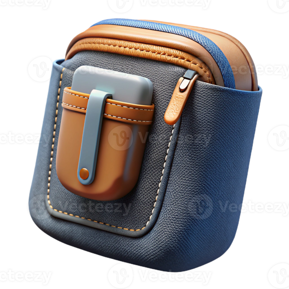 wonderful classic Smart Fabric Pocket Zipper Detail Transparent Background original png