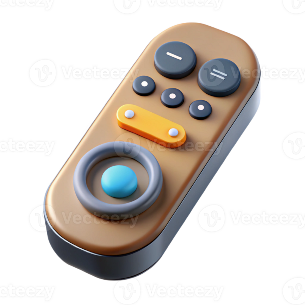 beautiful creative Smart Home Entertainment System Remote Control Cutout detailed png