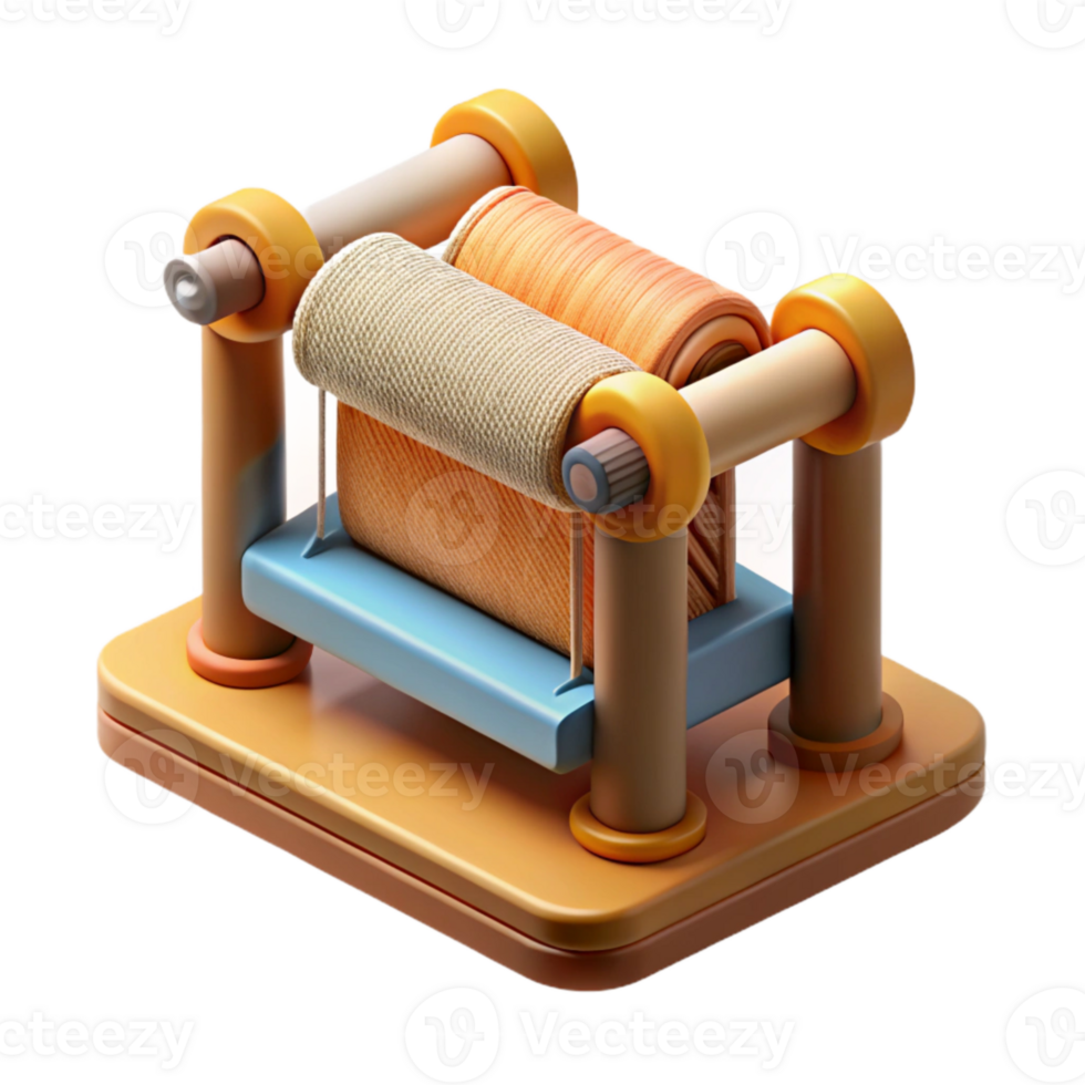 magnificent modern Smart Textile Loom Thread Guide Isolated high resolution png