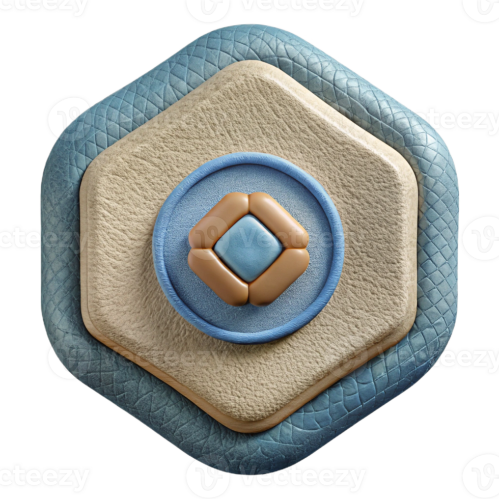 impressive rustic Smart Textile Symbol Cutout Isolated premium png
