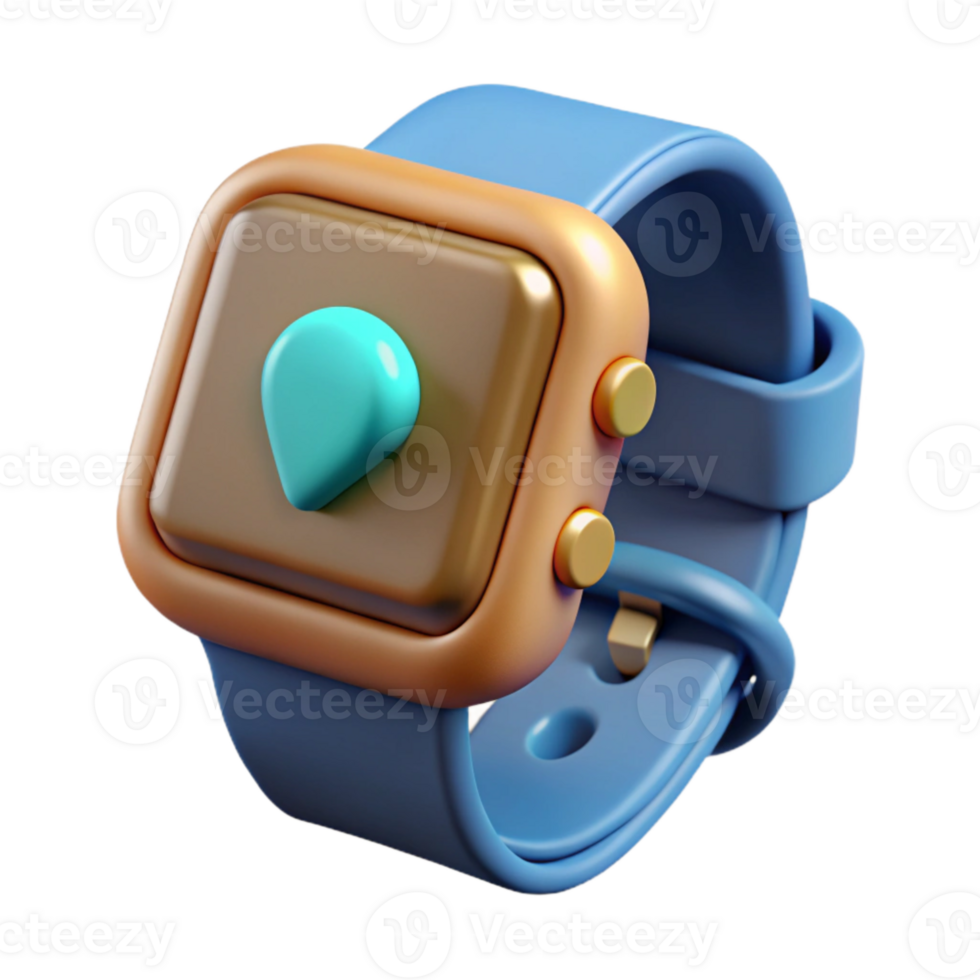 vibrant contemporary Smartwatch Notification Icon Display Isolated high resolution png