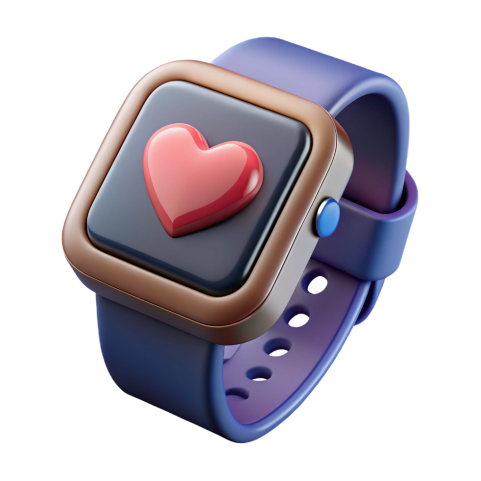 elegant classic Smartwatch with Heart Rate Monitor Transparent original png