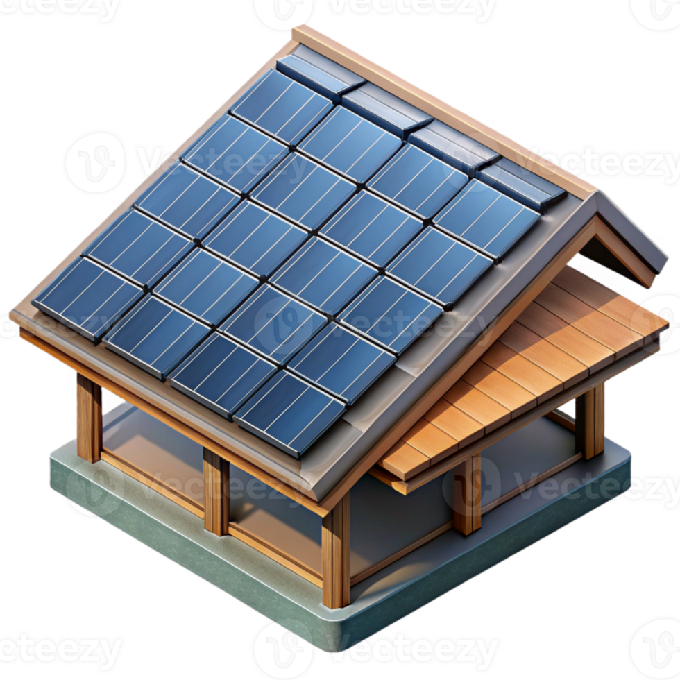 dramatic vintage Solar Panel Roof Installation Cutout high resolution png