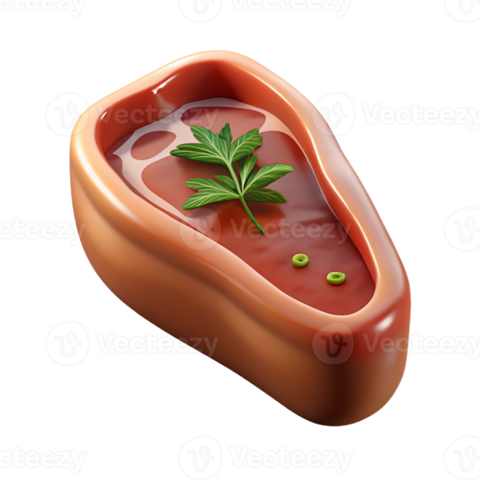 extraordinary rustic Sous Vide Steak with Herbs Transparent Background authentic png